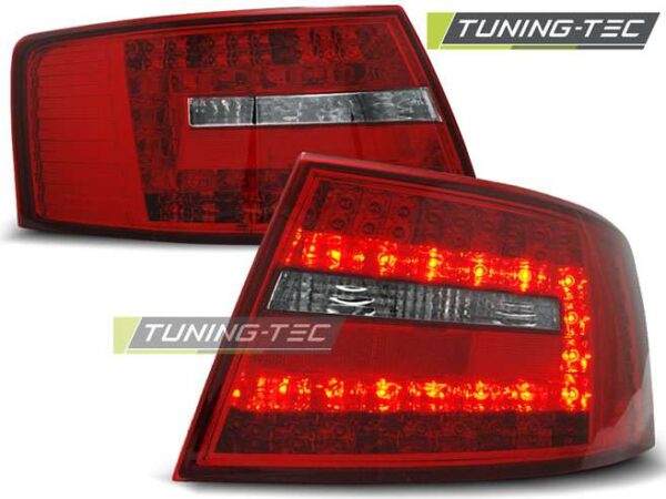 Πίσω φανάρια led Κόκκινο Λευκό για AUDI A6 C6 SEDAN 04.04-08 Audi A6 2004–2011