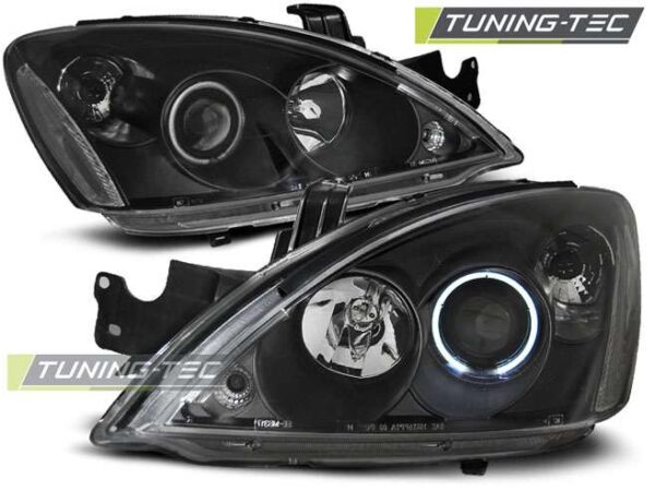 MITSUBISHI LANCER 7 04-07 ANGEL EYES Μαύρο Mitsubishi Lancer Evo Mk7 [2004-2007]