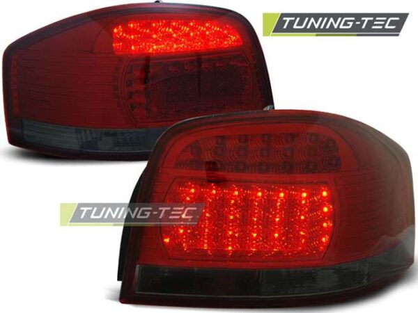 Πίσω φανάρια  led Κόκκινο SMOKE για AUDI A3 05.03-08 Audi A3 (8P) [2003-2012]
