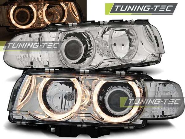 Φανάρια ANGEL EYES χρωμίου για BMW E38 09.98-07.01 BMW 7 (E38) [1994-2001]