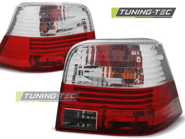TAIL LIGHTS Κόκκινο Λευκό για VW GOLF 4 09.97-09.03 Volkswagen Golf Mk4 [1997-2004]
