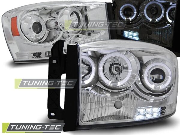 DODGE RAM 06-08 ANGEL EYES χρωμίου Dodge Ram [2006-2008]