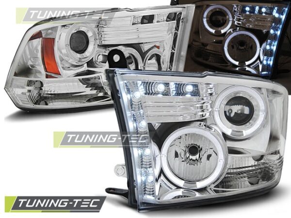 DODGE RAM 09-18 ANGEL EYES χρωμίου Dodge Ram [2008-2018]