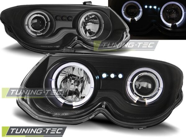 CHRYSLER 300 M 99-04 ANGEL EYES Μαύρο Chrysler 300M [1999-2004]