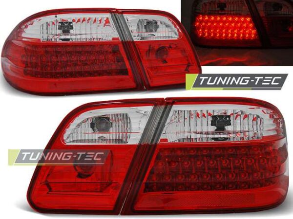 Πίσω φανάρια  led Κόκκινο Λευκό για MERCEDES W210 95-03.02 Mercedes E Class (W210) [1995-2002]