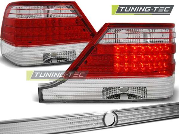 Πίσω φανάρια  led Κόκκινο Λευκό για MERCEDES W140 95-10.98 Mercedes S Class (W140) [1991-1998]