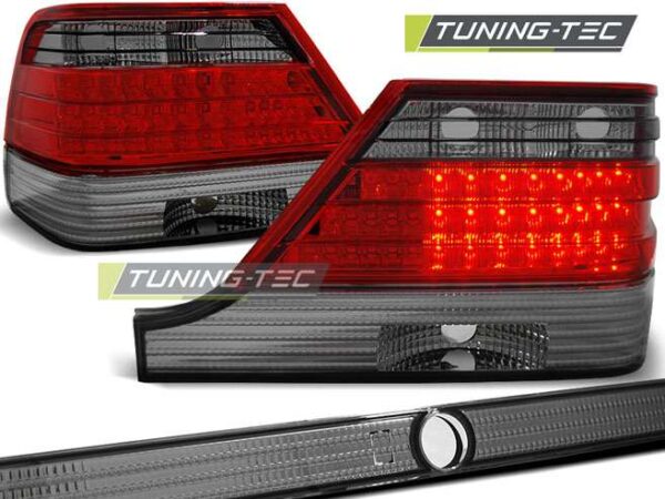 Πίσω φανάρια  led Κόκκινο SMOKE για MERCEDES W140 95-10.98 Mercedes S Class (W140) [1991-1998]
