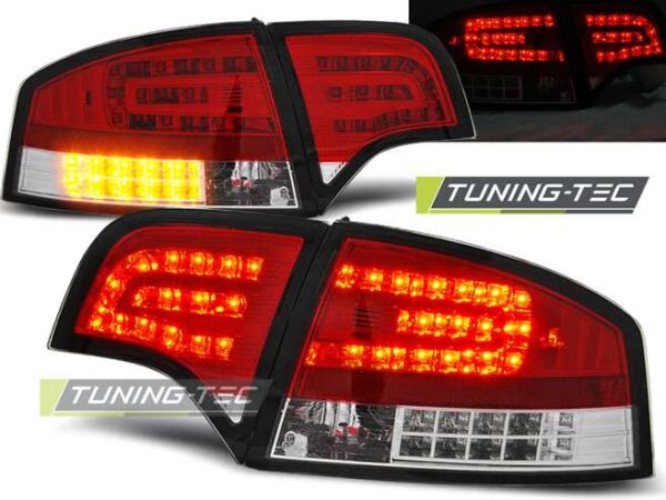Πίσω φανάρια  led Κόκκινο Λευκό για AUDI A4 B7 11.04-03.08 SEDAN Audi A4 (B7) [2004-2008]