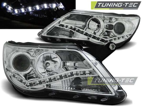 Φανάρια DAYLIGHT χρωμίου για VW TIGUAN 10.07-11 Volkswagen Tiguan Mk1 [2007-2015]