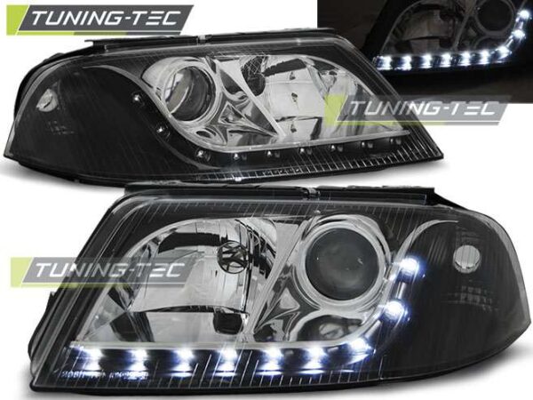Φανάρια DAYLIGHT Μαύρο για VW PASSAT 3BG B5 FL 09.00-03.05 Volkswagen Passat (B5&B5.5) [1996-2005]