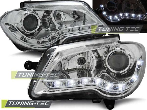 Φανάρια DAYLIGHT χρωμίου για VW TOURAN 06-10 Volkswagen Touran (1T) [2003-2015]