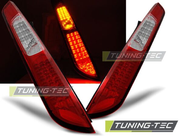 FORD FOCUS MK2 09.04-08 HB Κόκκινο Λευκό LED Ford Focus MK2 [2004-2011]