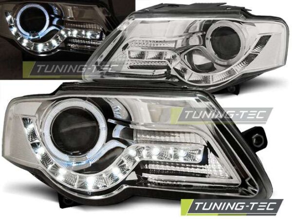 Φανάρια DAYLIGHT χρωμίου για VW PASSAT B6 3C 03.05-10 Volkswagen Passat (B6&B7) [2005-2015]