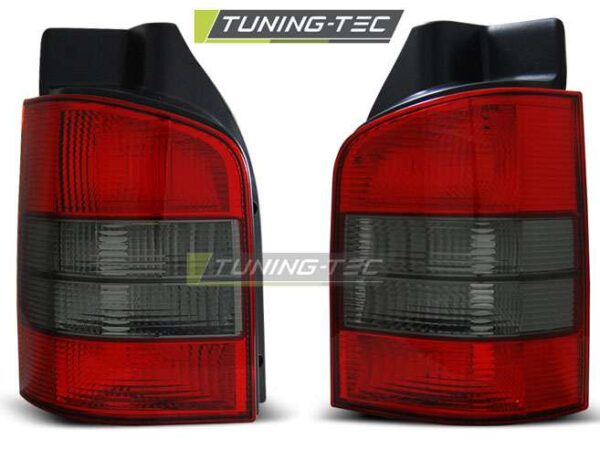 TAIL LIGHTS Κόκκινο SMOKE για VW T5 04.03-09 Volkswagen Transporter T5 [2003-2015]