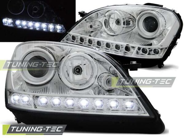 Φανάρια DAYLIGHT χρωμίου για MERCEDES W164 ML M-KLASA 05-07 Mercedes ML (W164) [2005-2011]