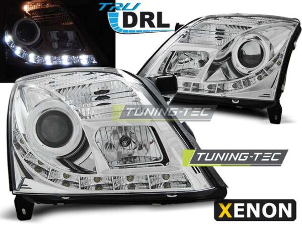 OPEL VECTRA C 04.02-08.05 TRU DRL χρωμίου XENON D2S Opel Vectra C [2002-2008]