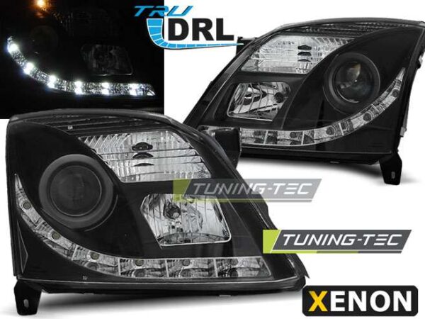 OPEL VECTRA C 04.02-08.05 TRU DRL Μαύρο XENON D2S Opel Vectra C [2002-2008]