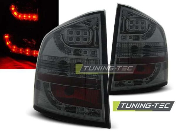 Πίσω φανάρια  led SMOKE για SKODA OCTAVIA II KOMBI 04-12 Skoda Octavia Mk2 [2004-2013]