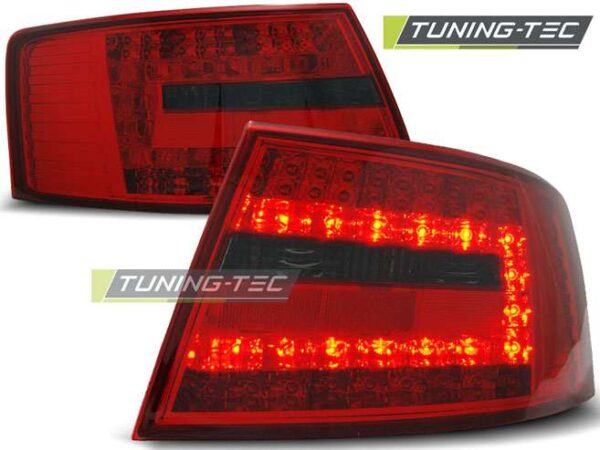 Πίσω φανάρια led Κόκκινο SMOKE για AUDI A6 C6 SEDAN 04.04-08 Audi A6 2004–2011
