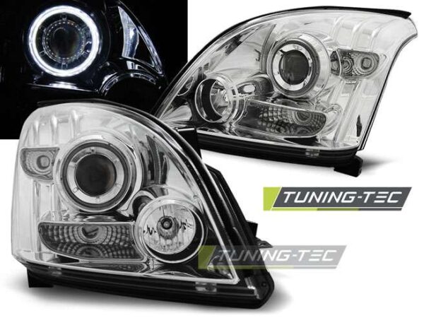 TOYOTA LAND CRUISER 120 03-09 ANGEL EYES χρωμίου CCFL Toyota Land Cruiser 120 [2003-2009]