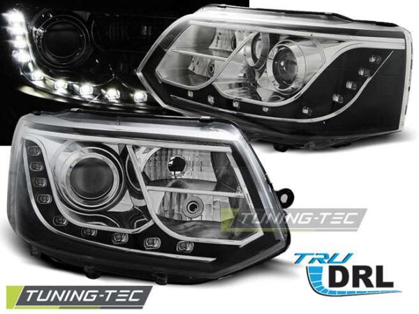Φανάρια TRUE DRL χρωμίου για VW T5 2010-2015 Volkswagen Transporter T5 [2003-2015]