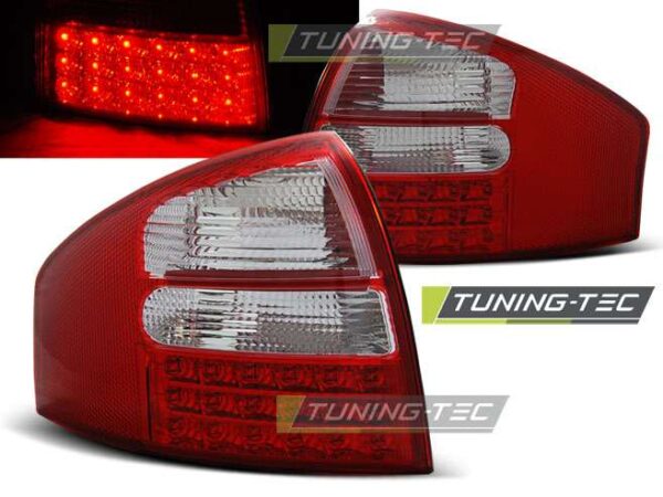 Πίσω φανάρια  led Κόκκινο Λευκό για AUDI A6 05.97-05.04 SEDAN Audi A6 1997–2004