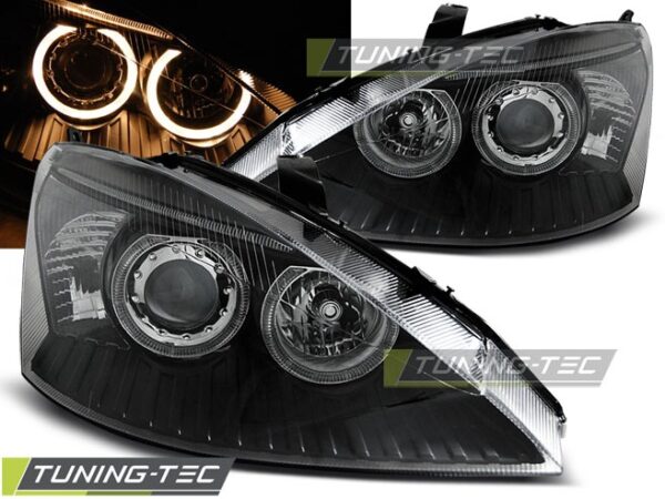 FORD FOCUS 10.98-10.01 ANGEL EYES Μαύρο Ford Focus Mk1 [1998-2004]