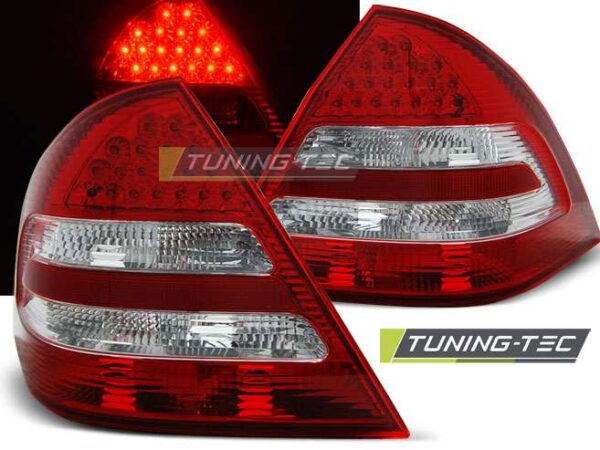 Πίσω φανάρια  led Κόκκινο Λευκό για MERCEDES C-KLASA W203 SEDAN 04-07 Mercedes C Class (W203) [2000-2006]