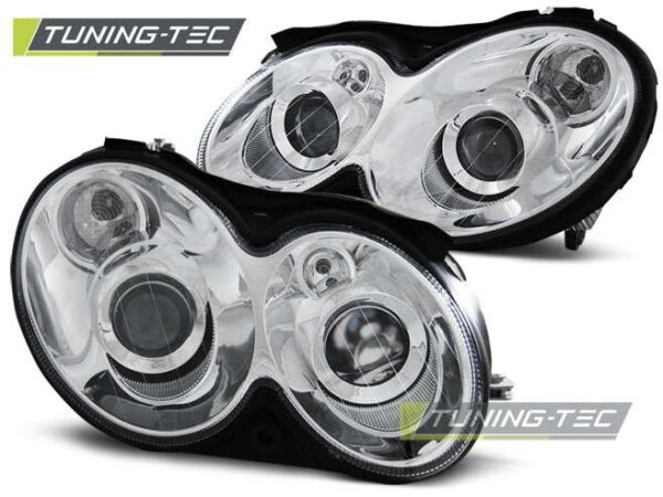 Φανάρια χρωμίου για MERCEDES CLK W209 03-10 Mercedes CLK (W209) [2003-2010]