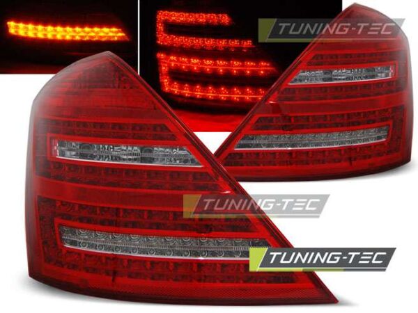 Πίσω φανάρια  led Κόκκινο Λευκό για MERCEDES W221 S-KLASA 05-09 Mercedes S Class (W221) [2005-2013]