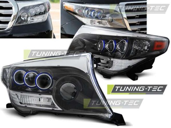 TOYOTA LAND CRUISER FJ200 07-12 PROJEKTOR Μαύρο CHROM Toyota Land Cruiser FJ200 [2007-2012]