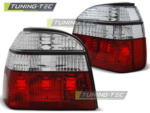 TAIL LIGHTS Κόκκινο Λευκό για VW GOLF 3 09.91-08.97 Κόκκινο Λευκό Volkswagen Golf Mk3 [1991-1997]