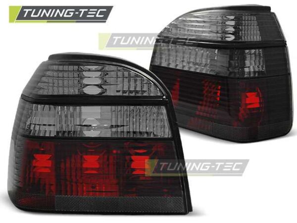 TAIL LIGHTS Κόκκινο SMOKE για VW GOLF 3 09.91-08.97 Volkswagen Golf Mk3 [1991-1997]