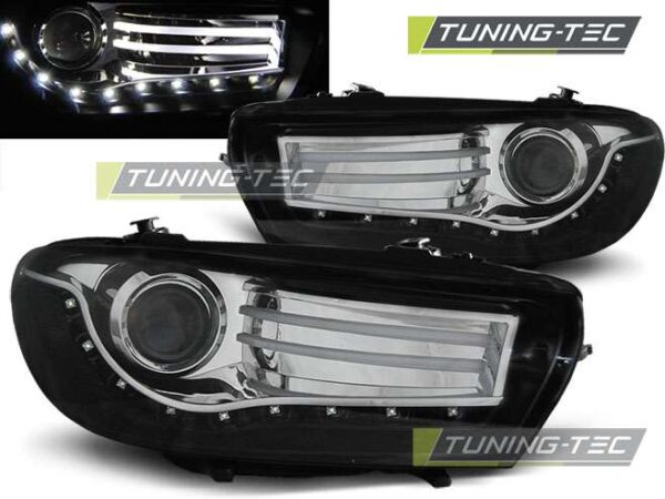 Φανάρια Μαύρο για VW SCIROCCO 08-04.14 Volkswagen Scirocco Mk3 [2008-2017]