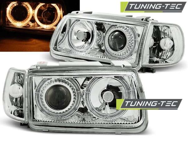 Φανάρια ANGEL EYES χρωμίου για VW POLO 6N 10.94-09.99 Volkswagen Polo Mk3 [1994-2001]