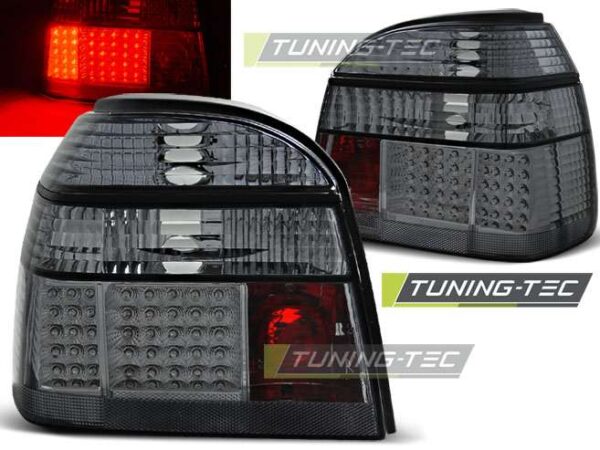 Πίσω φανάρια  led SMOKE για VW GOLF 3 09.91-08.97 Volkswagen Golf Mk3 [1991-1997]