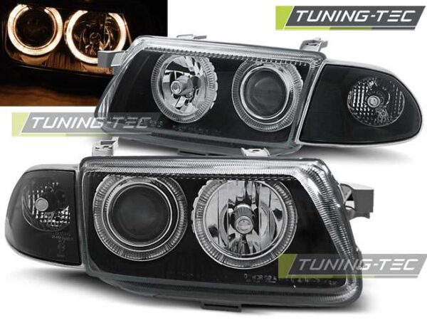 OPEL ASTRA F 09.94-08.97 ANGEL EYES Μαύρο Opel Astra F [1991-1998]