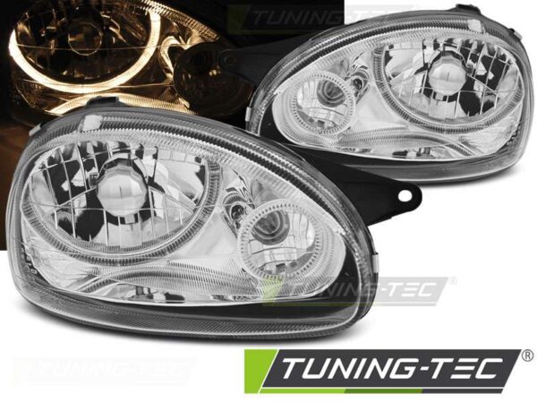 OPEL CORSA B 02.93-10.00 ANGEL EYES χρωμίου Opel Corsa B [1993-2000]