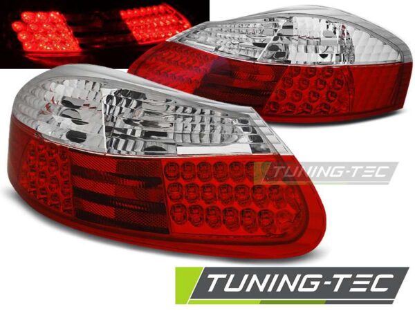 Πίσω φανάρια  led Κόκκινο Λευκό για PORSCHE BOXSTER 96-04 Porsche Boxster (986) [1996-2004]