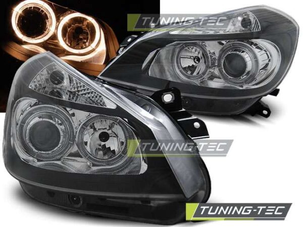 RENAULT CLIO 3 05-09 Μαύρο ANGEL EYES Renault Clio Mk3 [2005-2012]
