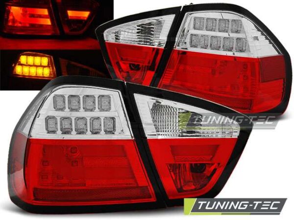 Πίσω φανάρια  led Κόκκινο Λευκό για BMW E90 03.05-08.08 BMW 3 (E90/E91/E92/E93) [2005-2013]