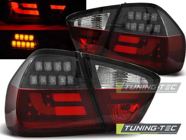 Πίσω φανάρια  led Κόκκινο Λευκό Μαύρο για BMW E90 03.05-08.08 BMW 3 (E90/E91/E92/E93) [2005-2013]
