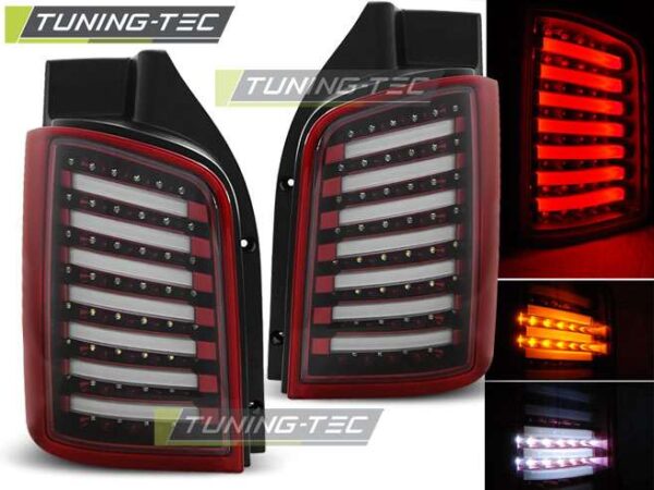 Πίσω φανάρια  led Κόκκινο Λευκό για VW T5 04.03-09 / 10-15 Volkswagen Transporter T5 [2003-2015]
