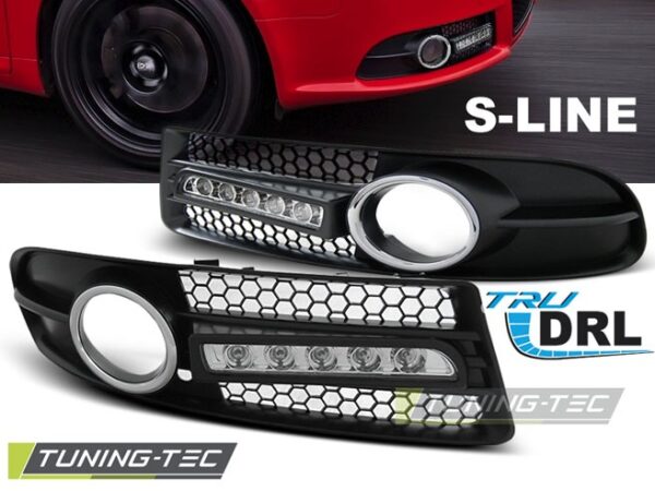 FOG LIGHT COVER LED SPORT για AUDI A4 04-08 Audi A4 (B7) [2004-2008]
