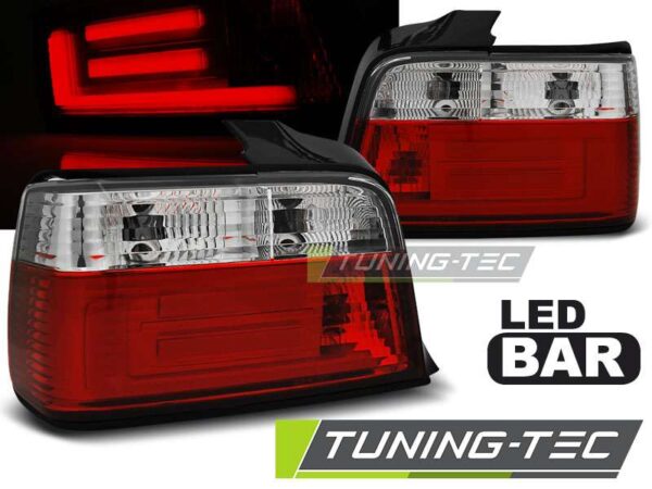 Πίσω φανάρια  led Κόκκινο Λευκό για BMW E36 12.90-08.99 SEDAN BMW 3 (E36) [1991-1998]