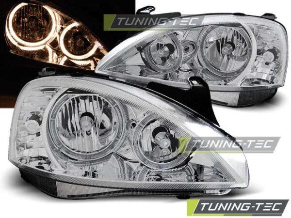 OPEL CORSA C 11.00-09.06 ANGEL EYES χρωμίου Opel Corsa C [2000-2006]