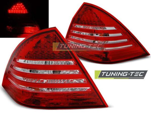 Πίσω φανάρια  led Κόκκινο Λευκό για MERCEDES C-KLASA W203 SEDAN 00-04 Mercedes C Class (W203) [2000-2006]