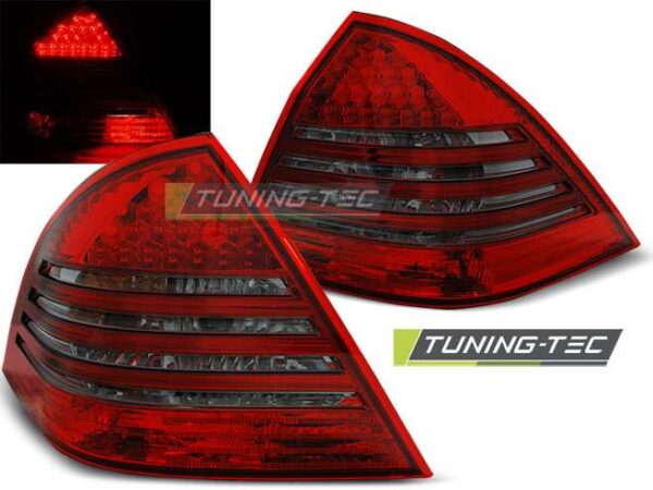 Πίσω φανάρια  led Κόκκινο SMOKE για MERCEDES C-KLASA W203 SEDAN 00-04 Mercedes C Class (W203) [2000-2006]