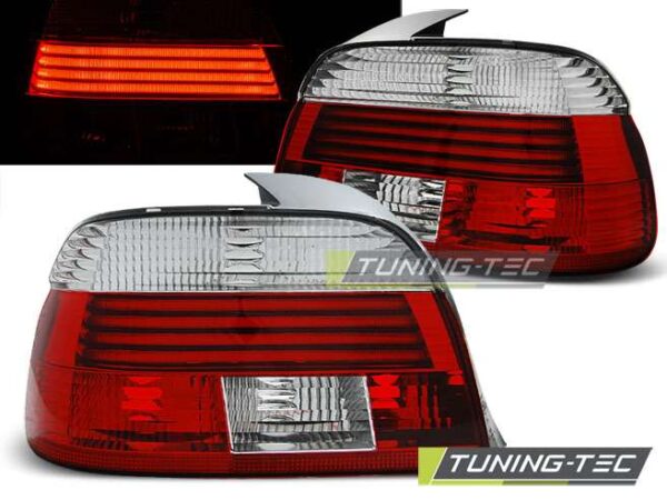Πίσω φανάρια  led Κόκκινο Λευκό για BMW E39 09.00-06.03 BMW 5 (E39) [1996-2003]