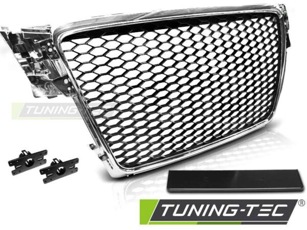 Μάσκα SPORT χρωμίου για AUDI A4 B8 08-11 Audi A4 (B8) [2008-2015]